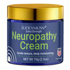【Extra Strength】Neuropathy Cream - Deep Moisturizing Relief for Feet, Hands & Joints | Natural Lavender, Eucalyptus & Coconut Blend | Paraben-Free, Fast Absorbing | 70g/2.5oz