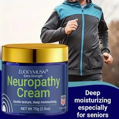 【Extra Strength】Neuropathy Cream - Deep Moisturizing Relief for Feet, Hands & Joints | Natural Lavender, Eucalyptus & Coconut Blend | Paraben-Free, Fast Absorbing | 70g/2.5oz