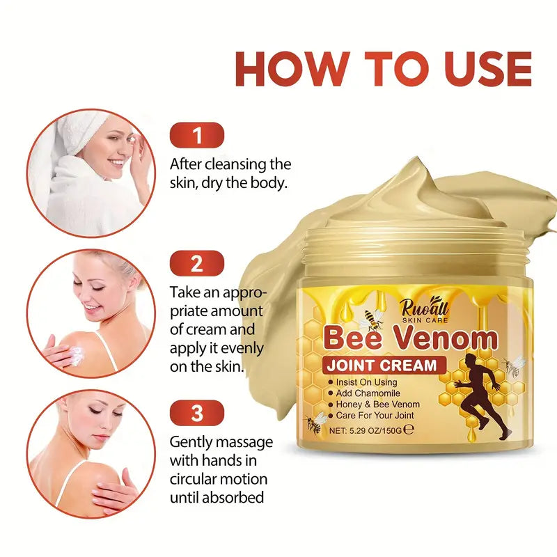 Bee Venom JOINT CREAM | Natural Relief & Recovery Support